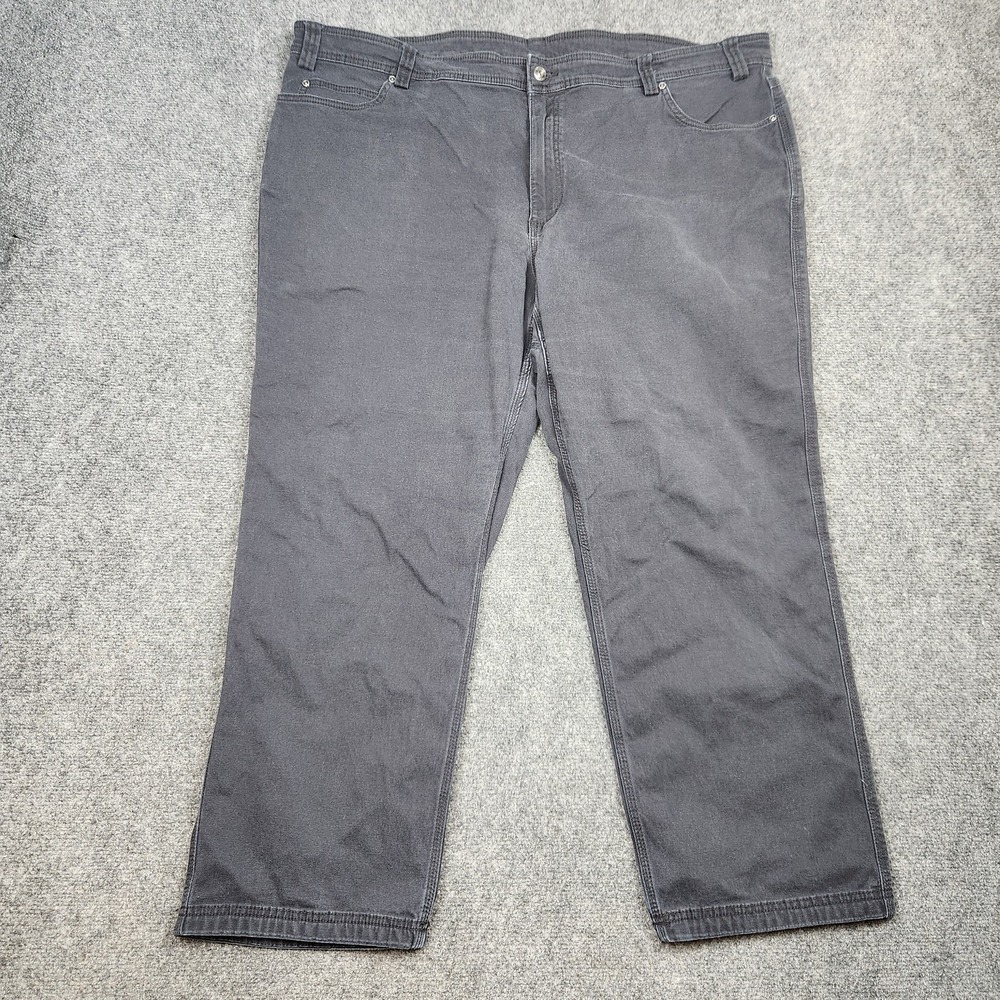 Duluth‎ Trading Pants Mens 46x30 Gray DuluthFlex Fire Hose Relaxed Fit Workwear